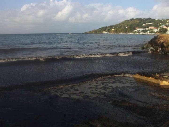 Emergencia nacional declarada en Tobago: derrame de petróleo envenena el mar
